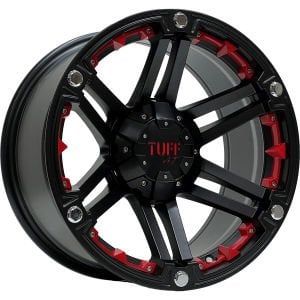 SRW 6099 8x16inç 6x139.7 et10 110 MAT BLACK  Machined  REPLİKA Çelik Jant