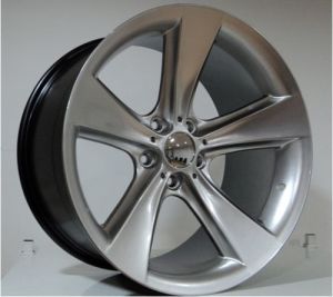 Powcan BK 086 9.5x18inç 5x120 Hyper Silver Replika KARPUZ Çelik Jant