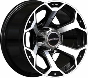 Powcan BK 321 8x15inç 5x114.3 Black Machined Çelik Jant