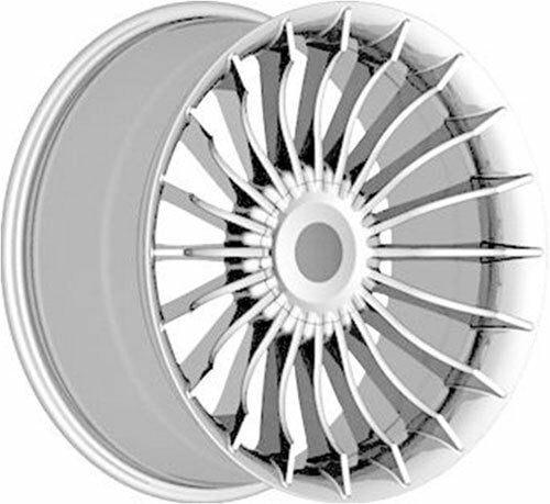 Powcan BK 273 8.5x20inç 5x120 Hyper Sılver Replika Çelik Jant