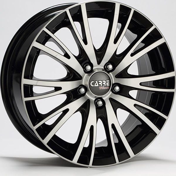 Carre CAR 514 6.5x15inç 5x112 Black Diamond Çelik Jant