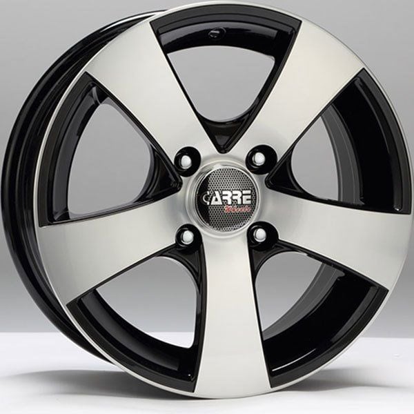 Carre CAR 501 6.5x15inç 4x114.3 Black Diamond Çelik Jant