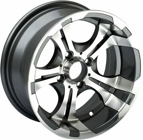 Slk SLK 1205 6x13inç 4x98 Black Full Machined Çelik Jant