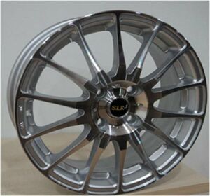 Slk SLK 1223 6.5x15inç 4x100 Silver Machined Çelik Jant
