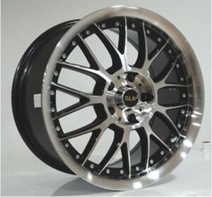 Slk SLK 9015 6.5x15inç 4x100 Black Machined Çelik Jant