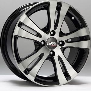 Carre CAR 518 6.5x15inç 5X108 Silver / Black Diamond Çelik Jant