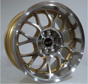 Slk SLK 1010 7x14inç 4x100/108 Gold Machined Çelik Jant