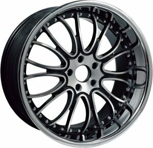 Slk SLK 1115 8.5x20inç 5x120 Black Machined Çelik Jant
