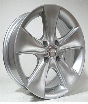 Powcan BK 925 6x14inç 4x108 et32 73.1 Silver Machined Çelik Jant