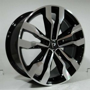 EXP HBC0025 9.5X20İNÇ  5X112 ET43 66.6 BLACK MACHINED XL ÇELİK JANT 1 TAKIM (4 adet) JANT SİPARİŞİ