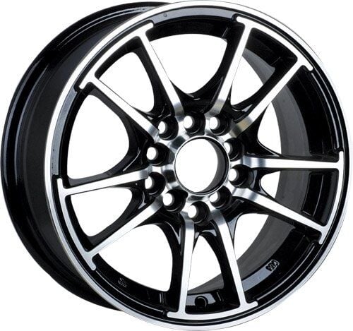 Slk SLK 1152 6x14inç 4x108 BLACK MACHINED PEJO