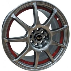 Slk SLK 1169 6.5x15inç 4x100/108 Hyper Silver Red Çelik Jant