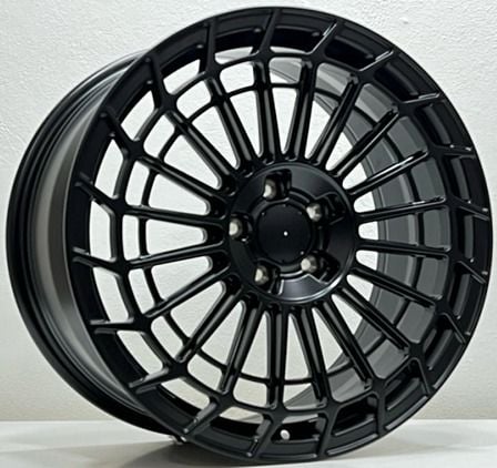 FRM DS743X 9.5X20İNÇ  5X112 ET44 66.5 MAT BLACK XL ÇELİK JANT