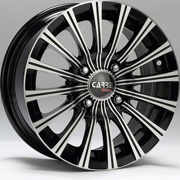 Carre CAR 420 6x14inç 4x100 Black Diamond Çelik Jant