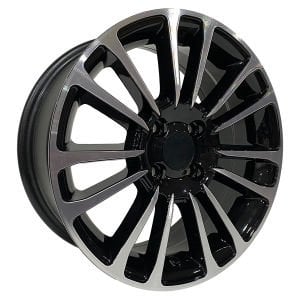 DY 955 6.5X15inç  4X98 ET35 58.1 BLACK MACHINED XL ÇELİK JANT