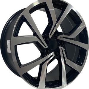 DY 235 6.5X15İNÇ  5X100 ET35 57.1 BLACK MACHINED XL ÇELİK JANT