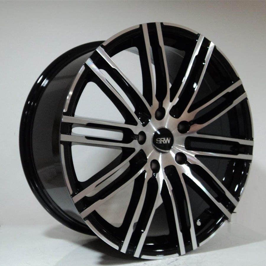 SRW-014 9.5x20inç 5x130 ET50 71.6 Black MACHINED REPLİKA Çelik Jant