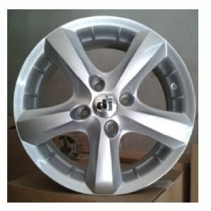 DJ DJ 508 6x14inç 4x114.3 Silver Machined Çelik Jant