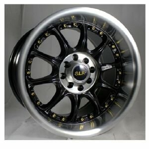 Slk SLK 1466 8x15inç 4x100/108 Black Machined Çelik Jant