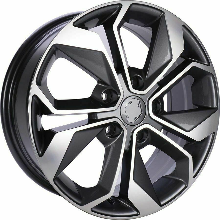 BCH 6966 7X16 inç 4X100 ET38 73.1 MAT BLACK+RED RING 1 TAKIM (4 adet) JANT SİPARİŞİ