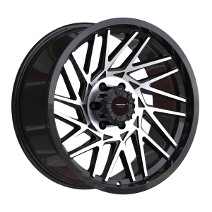 PRO LA5518F 9X20İNÇ  6X139.7 ET-12 110 BLACK MACHINED ÇELİK JANT