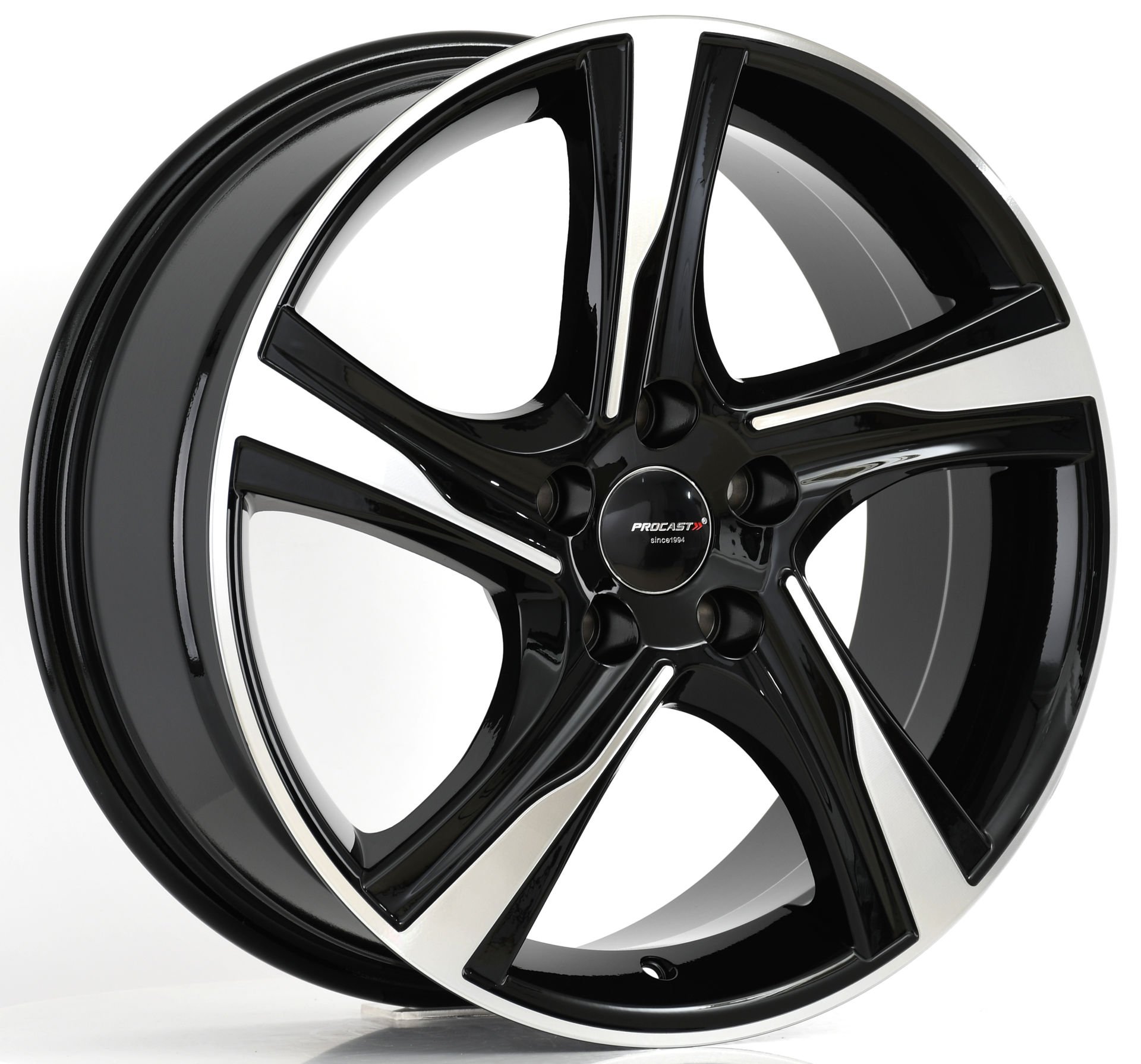 PRO 75080 7.5X17İNÇ  5X108 ET43 67.1 BLACK MACHINED XL ÇELİK JANT