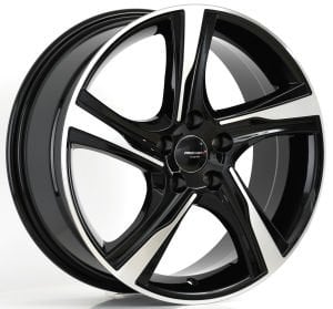 PRO 75080 7.5X17İNÇ  5X108 ET43 67.1 BLACK MACHINED XL ÇELİK JANT