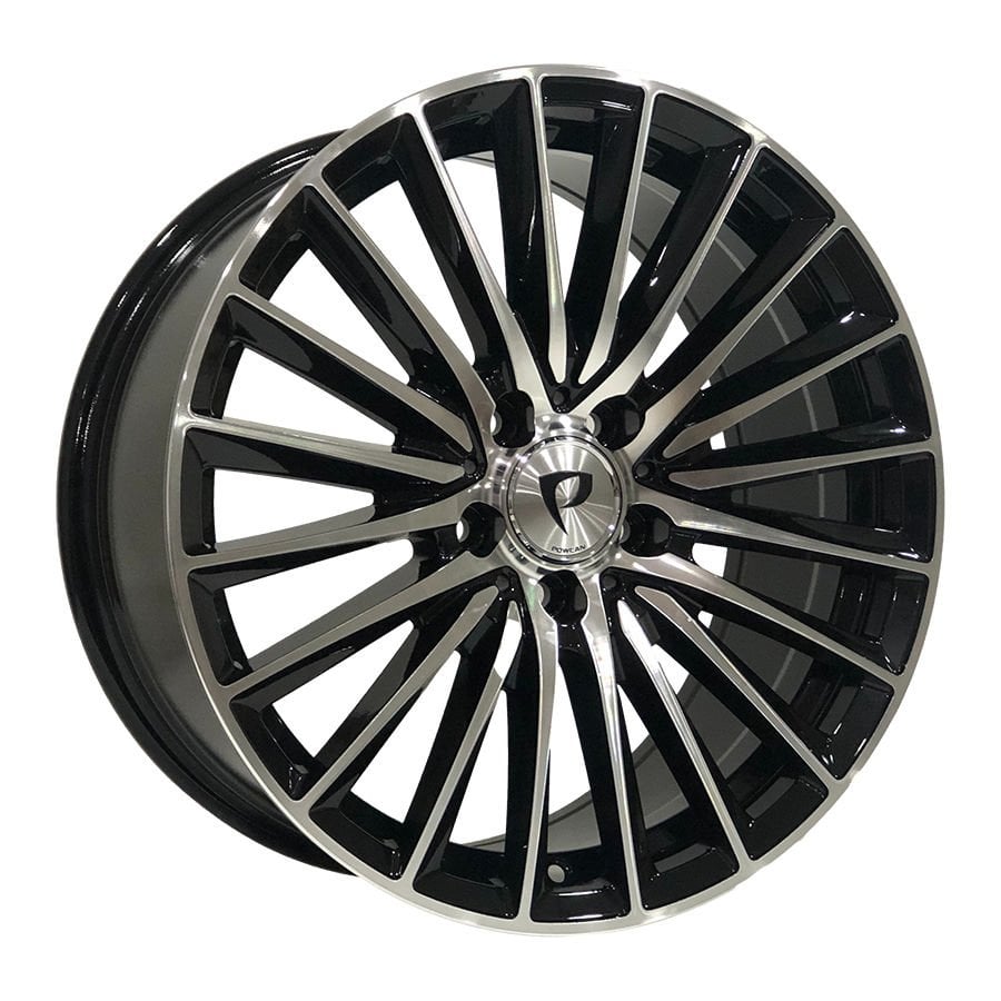 BK 5909 7.5X17İNÇ  5X112 ET45 66.56 BLACK MACHINED XL ÇELİK JANT