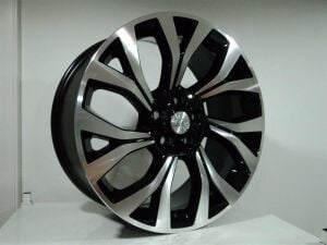 TL 7159 9.5x21inç 5x120 BLACK MACHİNED XL Replika Çelik Jant