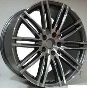 TL 1367 10x21inç 5x130 BLACK MACHİNED Replika Çelik Jant