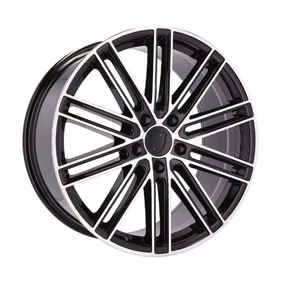 BK 5494 9X21İNÇ  5X112 ET26 66.45 BLACK MACHINED XL ÇELİK JANT