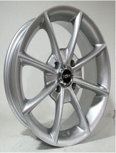 Megatork TORK 217 6.5x15inç 4x100 et35 73.1 Silver Machined Çelik Jant
