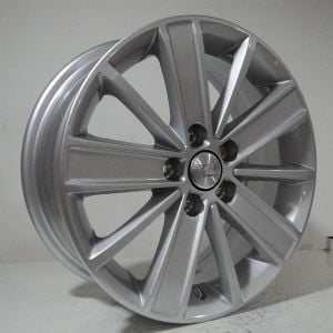 TL-0385 5.5x14inç 5x100 ET33 57.1 SILVER Machıned Replika Çelik Jant