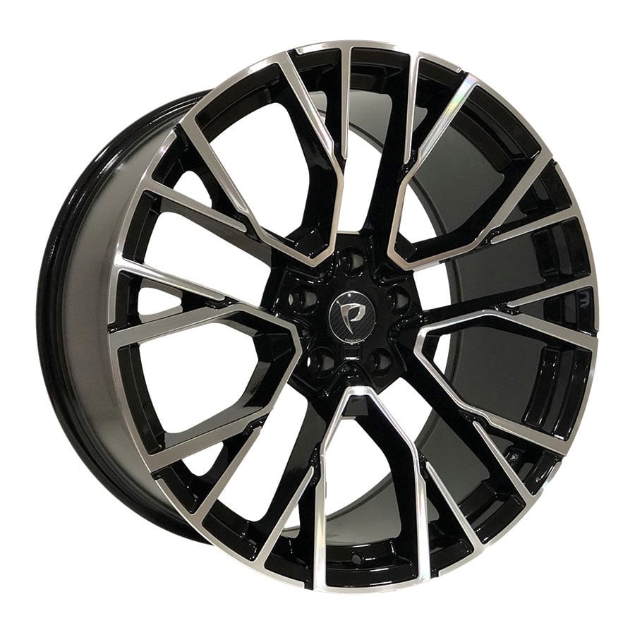 BK 5769 10.5X21İNÇ  5X120 ET35 74.1 BLACK MACHINED XL ÇELİK JANT
