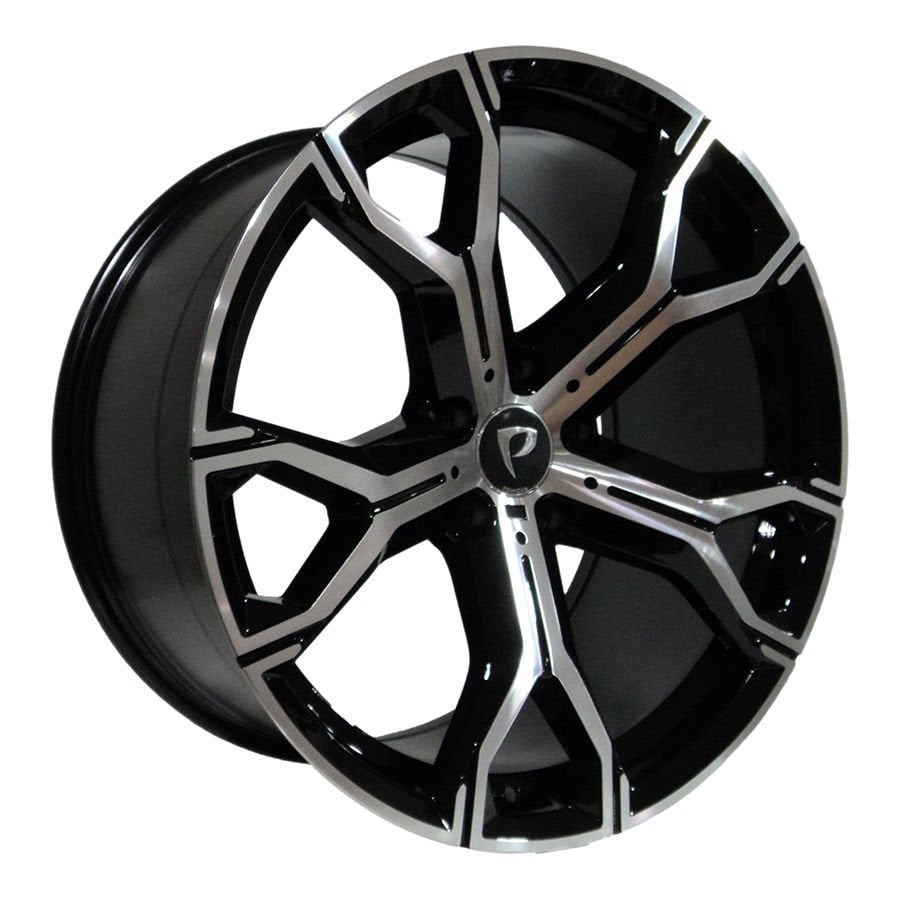 BK 5498 10.5X21İNÇ  5X120 ET35 74.1 BLACK MACHINED XL ÇELİK JANT