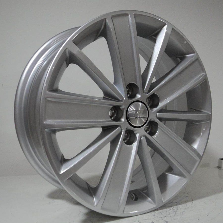 TL-0385 6x15inç 5x100 ET38 57.1 SILVER Machıned Replika Çelik Jant