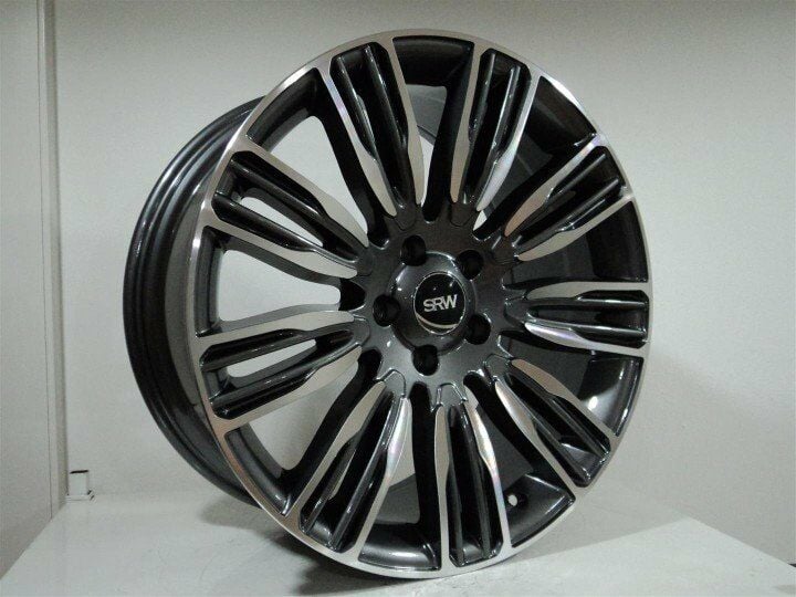 SRW 9001 9.5x20inç 5x120 ET45 72.6 GUN Machıned Replika Çelik Jant