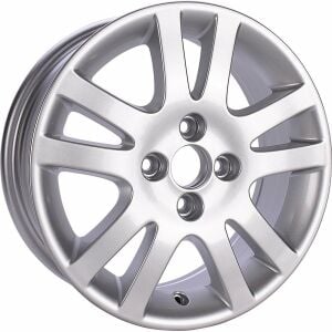 POWCAN BK-5217 6x15 inç 4x100 ET45 56.1 SİLVER REPLİKA ÇELİK JANT