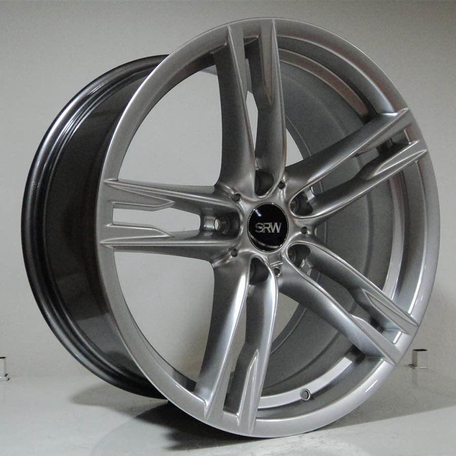 SRW 5381 9.5x19inç 5x120 ET37 72.56 HYPER SILVER Machıned Replika Çelik Jant 1 TAKIM (4 adet) JANT SİPARİŞİ