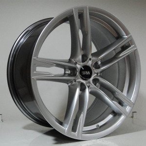 SRW 5381 9.5x19inç 5x120 ET37 72.56 HYPER SILVER Machıned Replika Çelik Jant 1 TAKIM (4 adet) JANT SİPARİŞİ