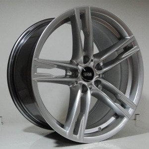 SRW 5381 8.5x19inç 5x120 ET34 72.56 HYPER SILVER Machıned Replika Çelik Jant