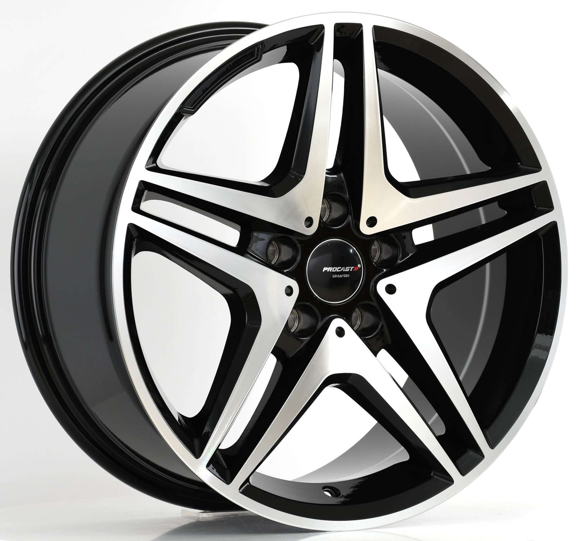 PRO 75011 8X17İNÇ  5X112 ET35 66.56 BLACK MACHINED XL ÇELİK JANT