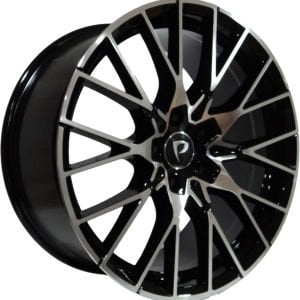 Powcan BK 5441 9x19inç 5x120 BLACK Machined Replika Çelik Jant