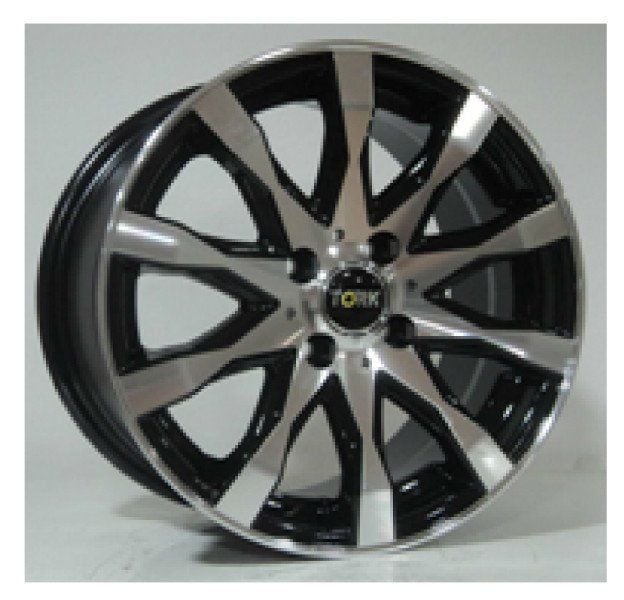 Megatork TORK 351 6.5X15inç 4x100 Black Machined Çelik Jant