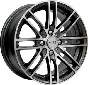 Megatork TORK 338 6.0x14inç 4x100/108 Black Machined Çelik Jant