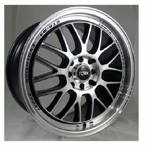 Megatork TORK 3719 6.5x15inç 4x100 Black Machined Çelik Jant