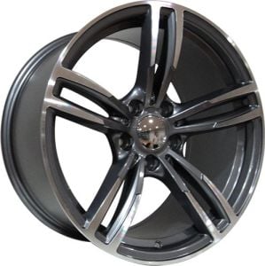 POWCAN BK 855 9.5X19inç 5X120 Et37 72.56 GUN MACHINED REPLİKA ÇELİK JANT