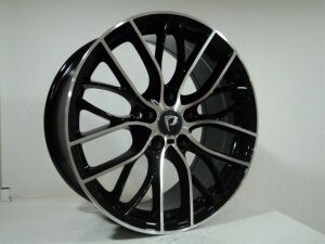 Powcan BK 796 8.5X19inç 5X120 ET34 72,56 BLACK MACHINED Replika Çelik Jant