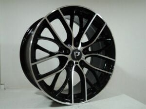 Powcan BK 796 9.5X19inç 5X120 ET37 72,56 BLACK MACHINED Replika Çelik Jant