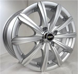 Megatork TORK 3183 6x14inç 4x100 Silver Machined Çelik Jant